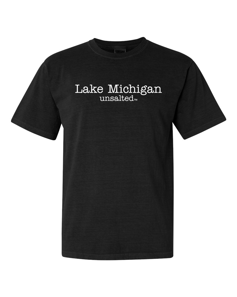 Lake Michigan Unsalted No Sharks® Unisex T-Shirt | unsalted no sharks